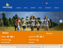 Tablet Screenshot of kreischberg.at